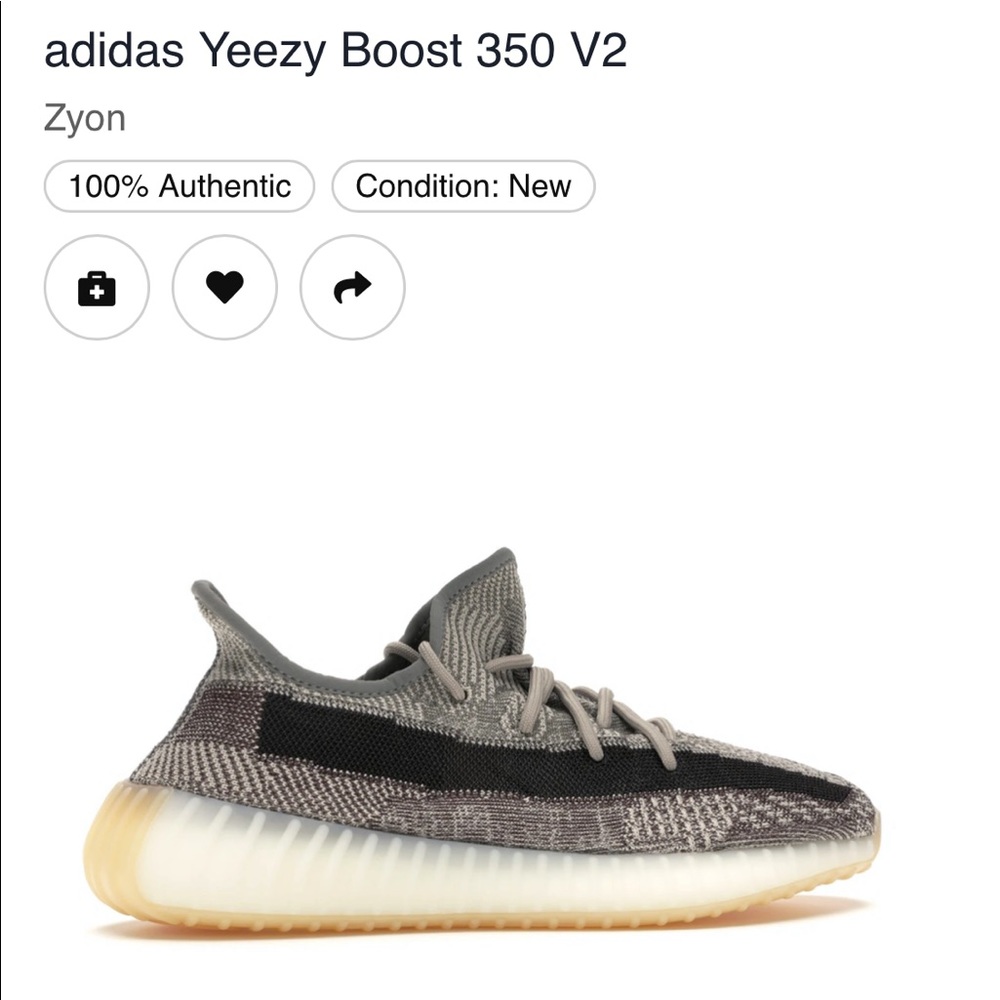 🔻*SOLD*🔻Yeezy Boost 350 Zyon